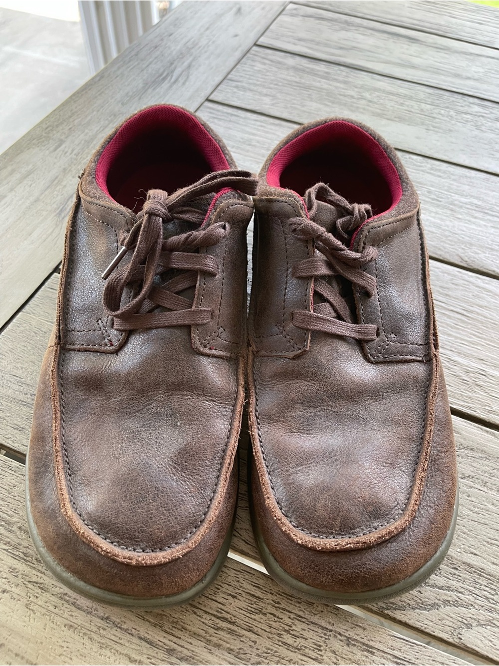 Patagonia Men's Performance Brown Leather Lace-Up Shoes Mens Size 11